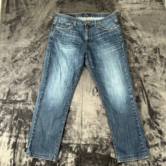 Lucky Brand Other - Lucky Brand Jeans Mens 34x30 Blue 221 Original Straight Medium Wash Denim